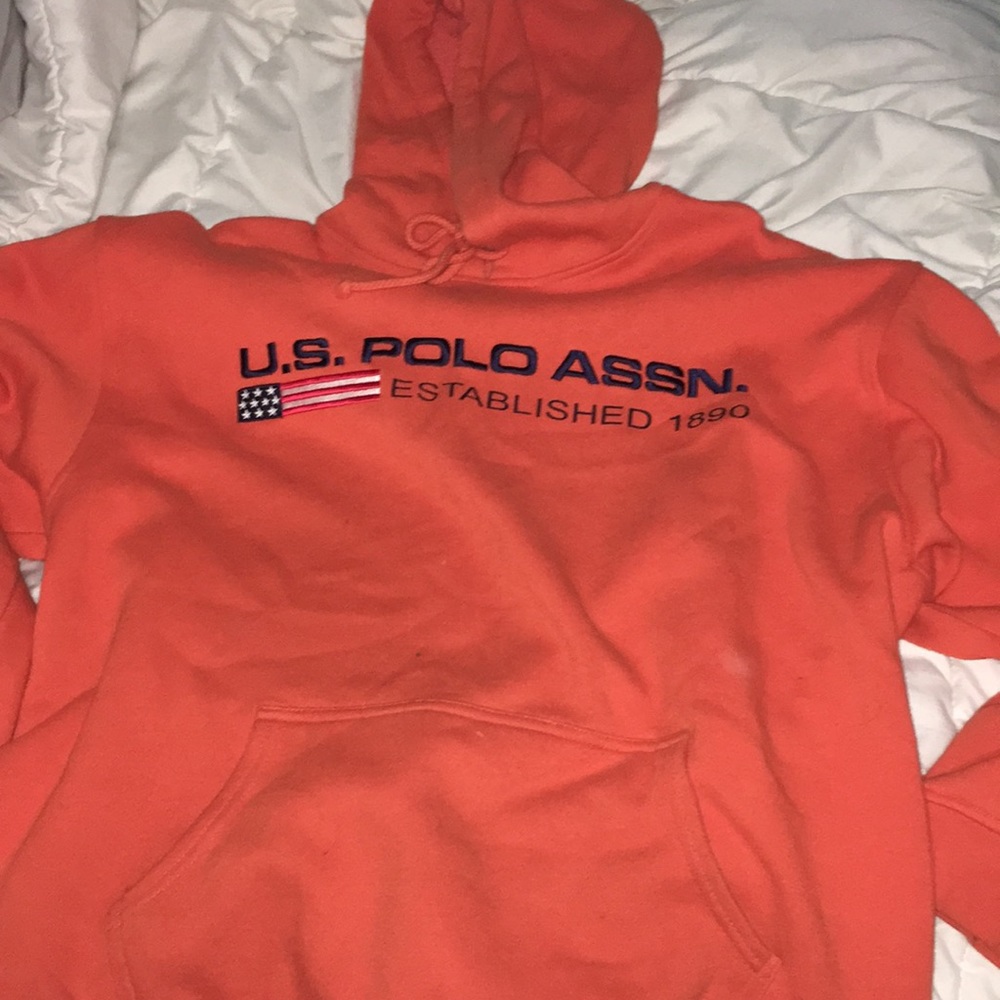 Orange polo assn. hoodie